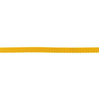 Elasticated Edging Lace [12 mm] – mustard, 
