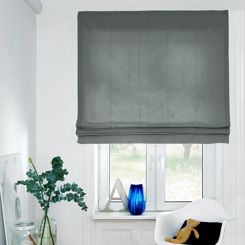 pure heavy linen Plain – grey,  image number 5