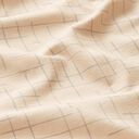 Broken Check Cotton Jersey – cashew, 