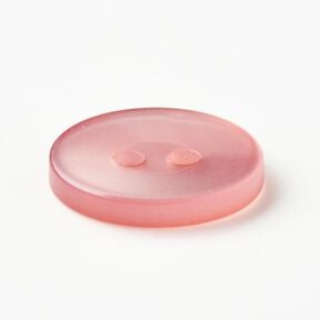 2-hole button shiny [Ø 15 mm] – pink, 