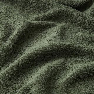 Towelling Fabric – dark olive, 