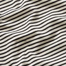 Cotton Jersey narrow stripes – cream/black,  thumbnail number 2