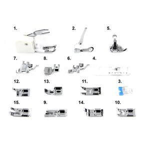 Presser Foot Set, 15 pcs., 