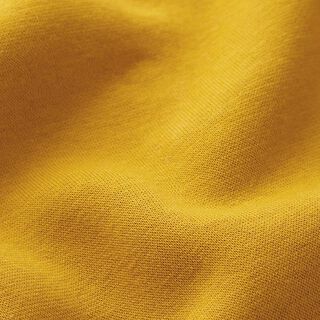 Brushed Sweatshirt Fabric – mustard | Remnant 50cm, 
