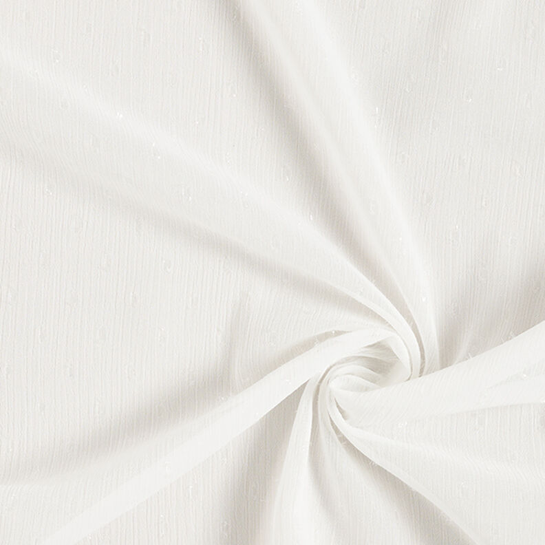 glittery dots chiffon – white,  image number 3