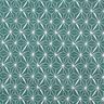 Coated Cotton graphic stars – blue spruce/white,  thumbnail number 1