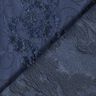 Garment Jacquard Brocade Flowers – navy blue,  thumbnail number 4