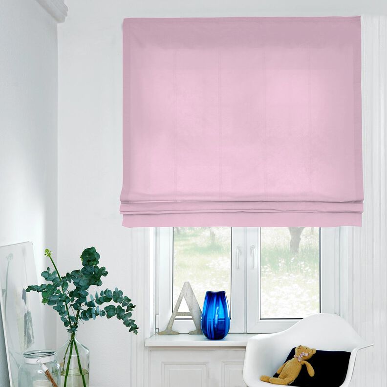 pure heavy linen Plain – pastel violet,  image number 5