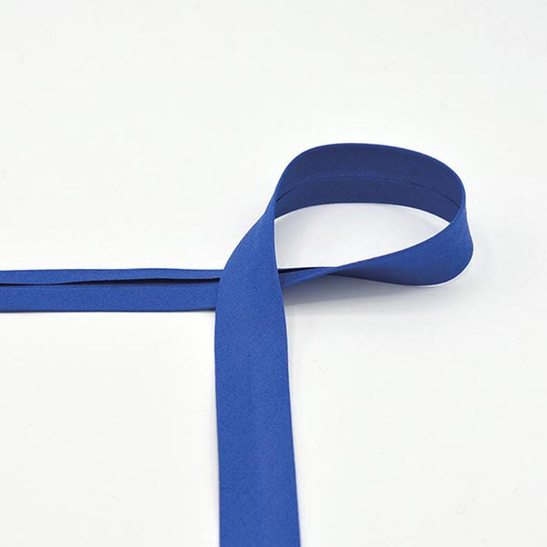 Cotton Bias Tape Poplin [20 mm] – royal blue,  image number 1
