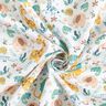 Cotton satin Safari animals – white/light blue,  thumbnail number 3