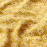 Cotton jersey shiny flowers – curry yellow,  thumbnail number 2