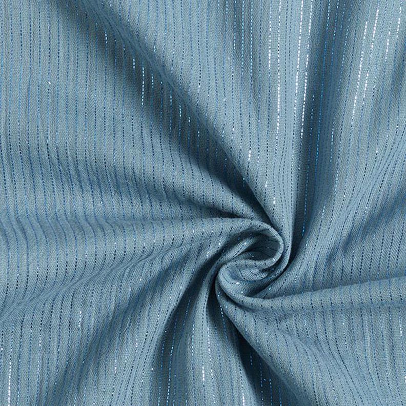 Shimmer Stripes Cotton Muslin – dove blue,  image number 4