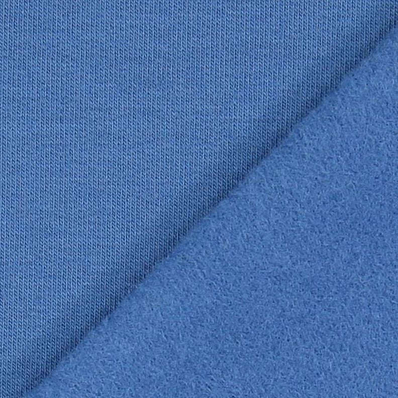 Light Cotton Sweatshirt Fabric Plain – dove blue,  image number 3