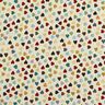 Decor Fabric Tapestry Fabric Scattered Hearts – light beige/petrol,  thumbnail number 1