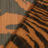 Chiffon with tiger print glitter pinstripes – black/copper,  thumbnail number 4