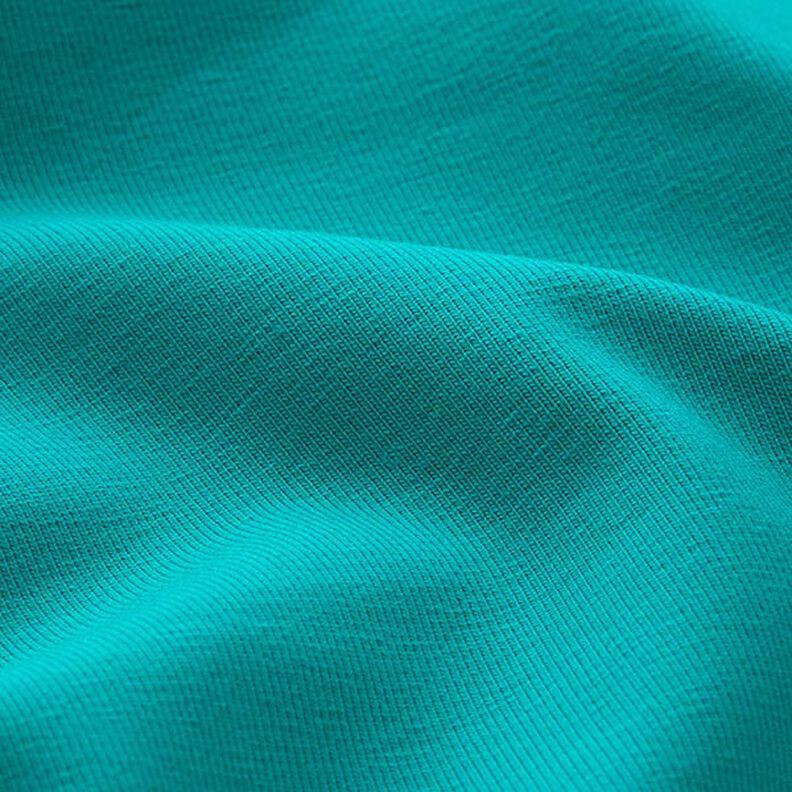 Medium Cotton Jersey Plain – emerald green, image number 4