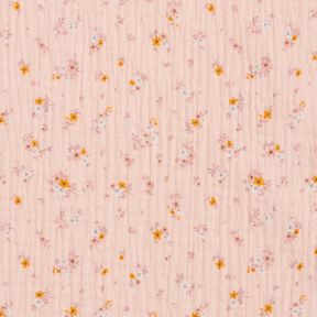 Double Gauze/Muslin romantic little flowers – rosé, 