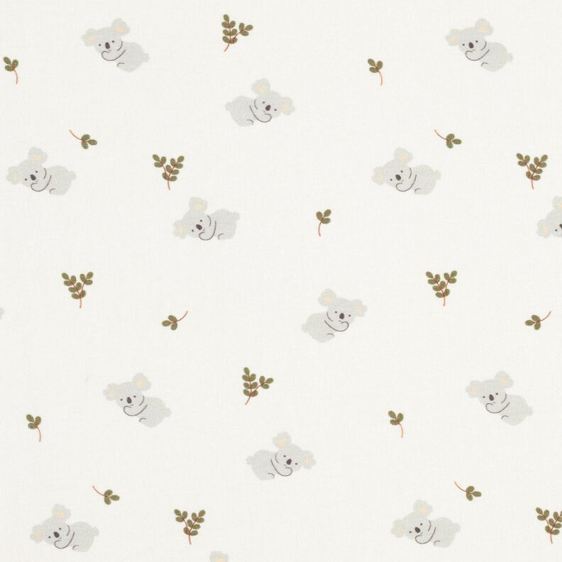 Cotton Jersey tired koalas – offwhite,  image number 1