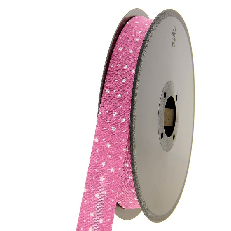 Bias binding Stars Organic cotton [20 mm] – pink,  image number 2