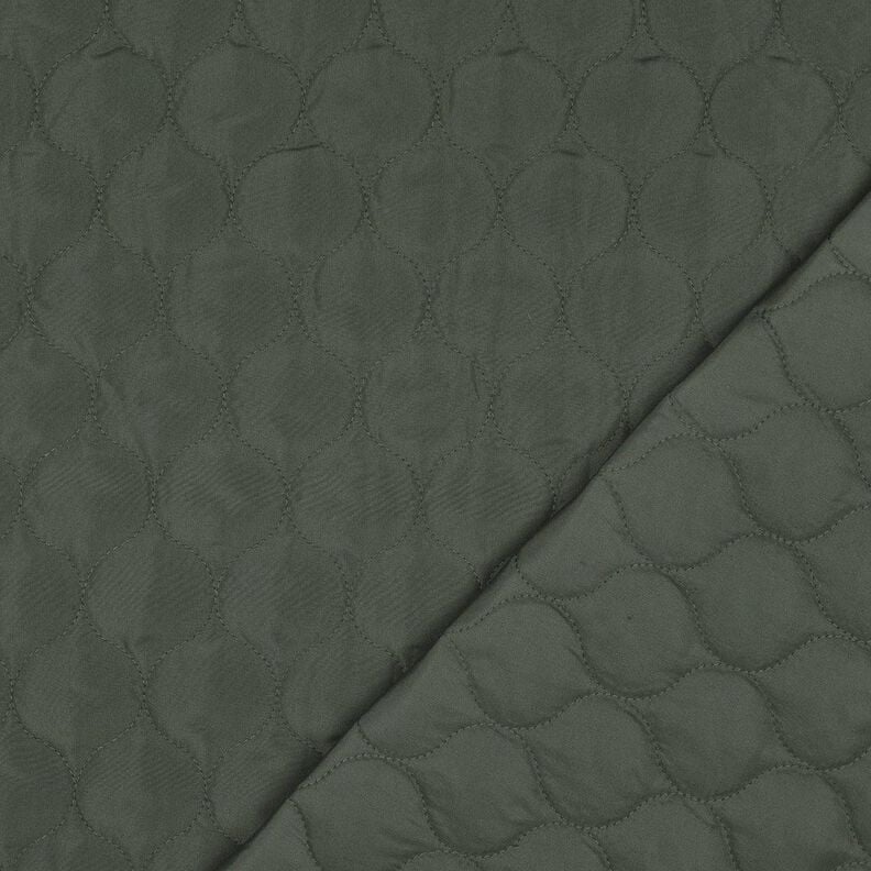 Quilted Fabric Circle Print | Poppy Fabrics – dark pine,  image number 4