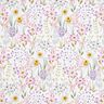 Cotton Poplin daffodils – ivory/light dusky pink,  thumbnail number 1