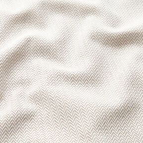 Decor Fabric Jacquard Subtle Chevron – dark beige, 