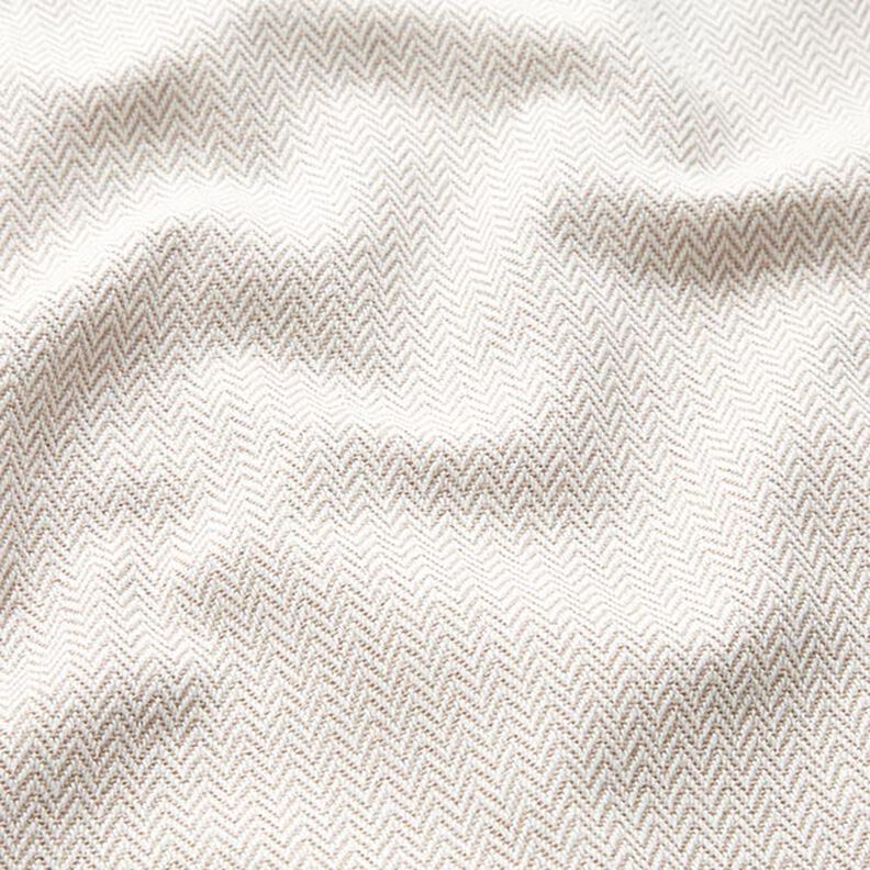 Decor Fabric Jacquard Subtle Chevron – dark beige,  image number 2