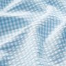 <h2>Light Blue Small Check Seersucker &ndash; 100% Cotton, Textured</h2>,  thumbnail number 2