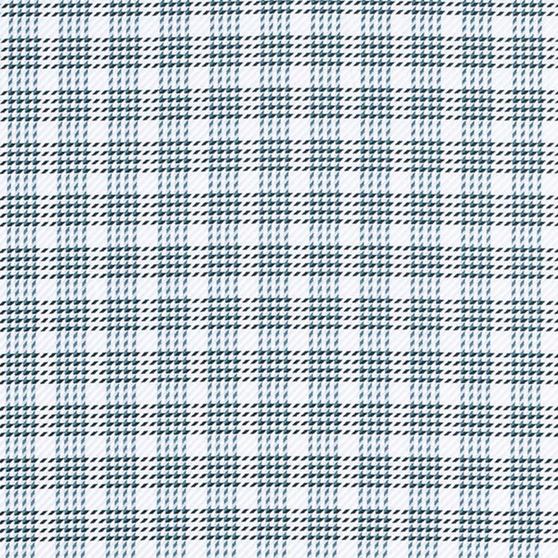 Blouse fabric, shepherd’s check – white/anthracite,  image number 1
