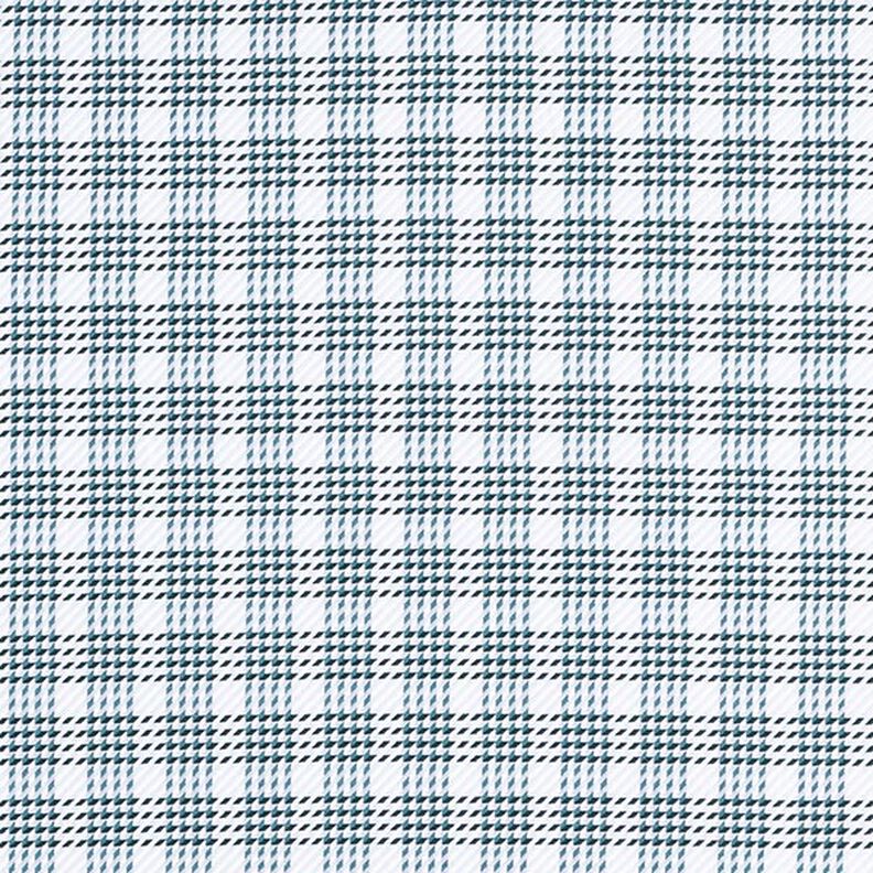 Blouse fabric, shepherd’s check – white/anthracite,  image number 1