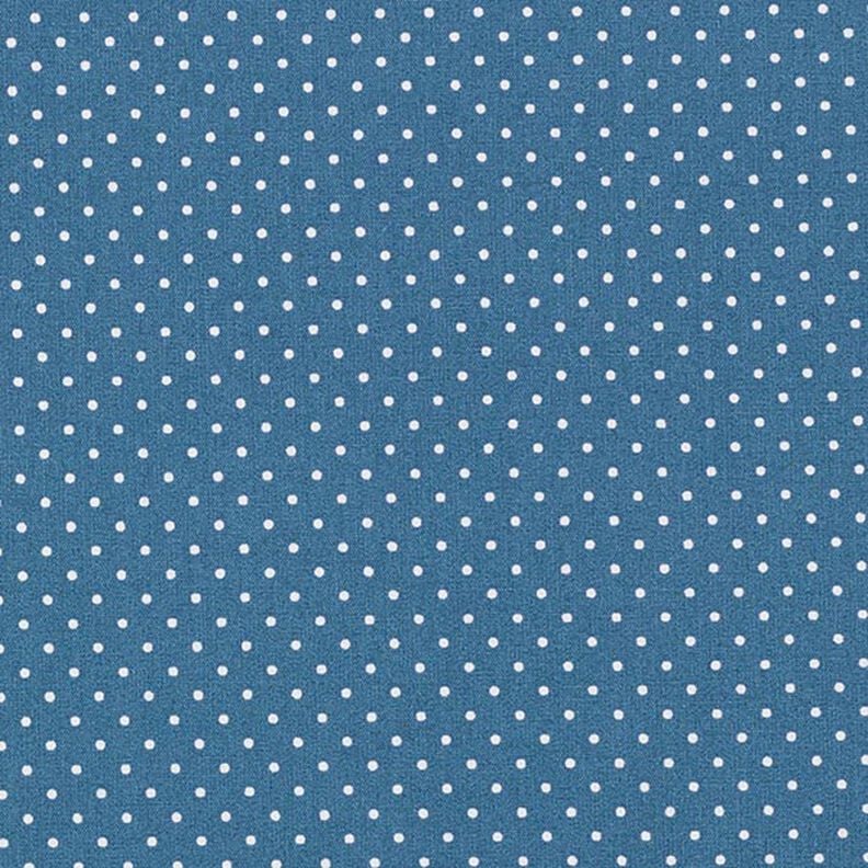 Coated Cotton Little Dots – denim blue,  image number 1