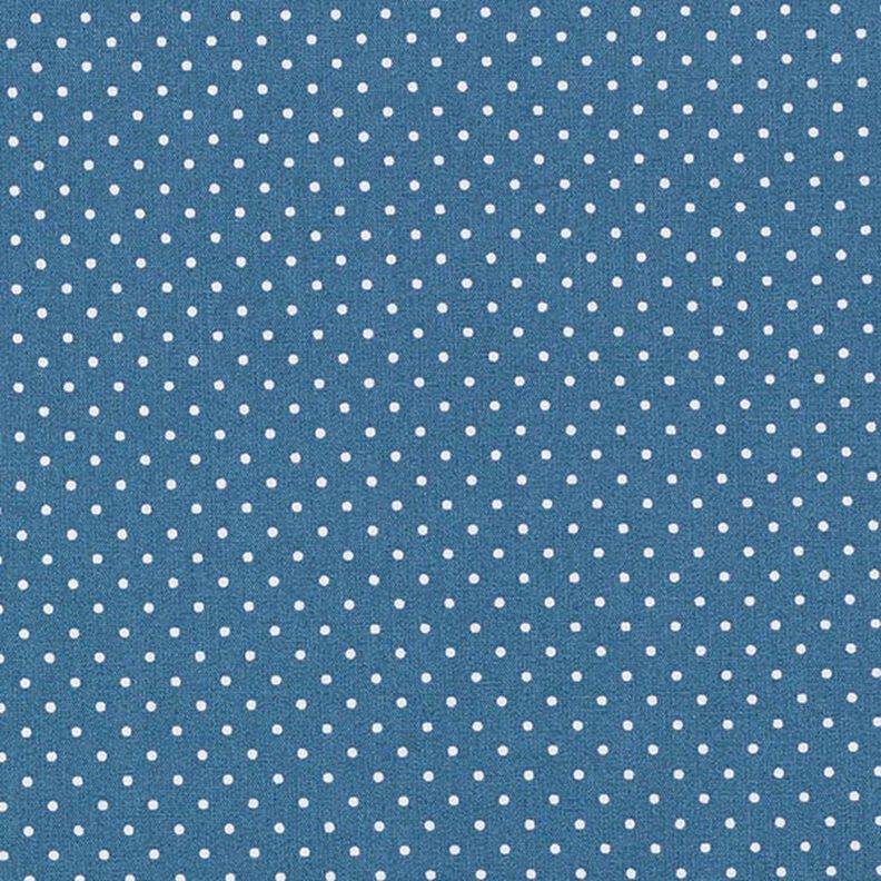 Coated Cotton Little Dots – denim blue,  image number 1