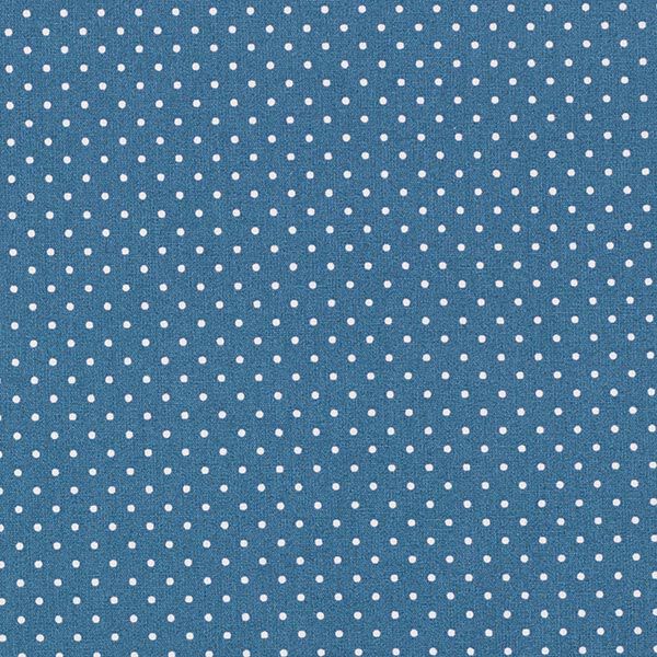 Coated Cotton Little Dots – denim blue,  image number 1