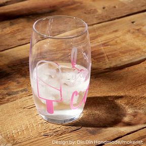 Vinyl film - Colour changes when cold Din A4 – transparent/pink, 