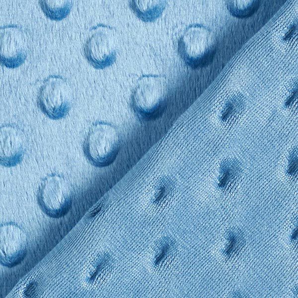 Cosy Fleece Embossed Dots – light blue,  image number 4