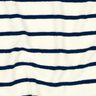 terry cloth jersey Stripes – ivory/midnight blue,  thumbnail number 2