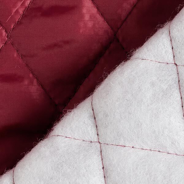 Quilted lining rhombus – burgundy,  image number 5