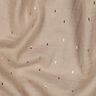 Double Gauze/Muslin Rectangle Foil Print | Poppy Fabrics – anemone/metallic gold,  thumbnail number 2