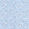 Poplin abstract cubes – white/royal blue,  thumbnail number 1