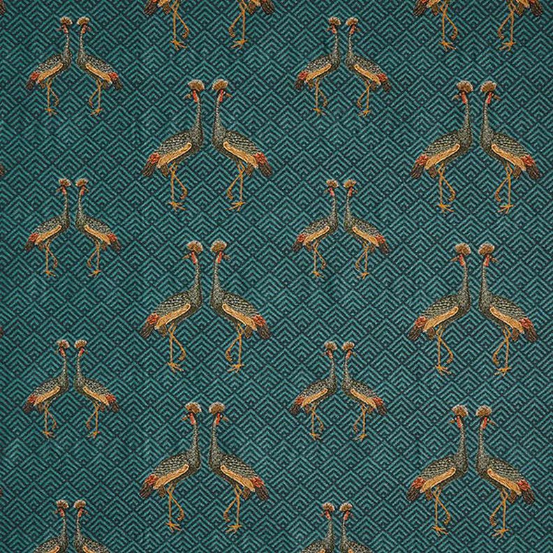 Peacock Tapestry Jacquard – petrol,  image number 1