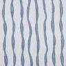 Decor Fabric Half Panama wavy stripes – blue,  thumbnail number 1