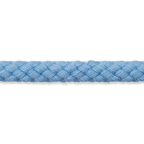 Cotton cord [Ø 7 mm] – light wash denim blue, 