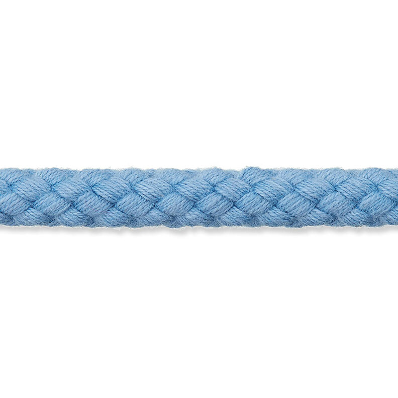 Cotton cord [Ø 7 mm] – light wash denim blue,  image number 1
