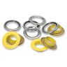 Eyelets with washers [15 pieces | Ø 14 mm] | Prym – yellow/metallic silver,  thumbnail number 2