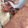 Decor Tapestry Fabric Santa Claus with Reindeer – blue,  thumbnail number 4