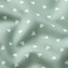 Scattered hearts organic cotton poplin – reed,  thumbnail number 2