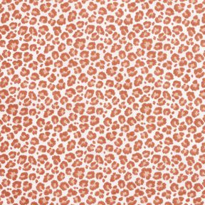 Cotton Cretonne small leopard print – ivory/copper, 