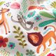 Cotton poplin cockatoo, lion, sloth and co. – white,  thumbnail number 2