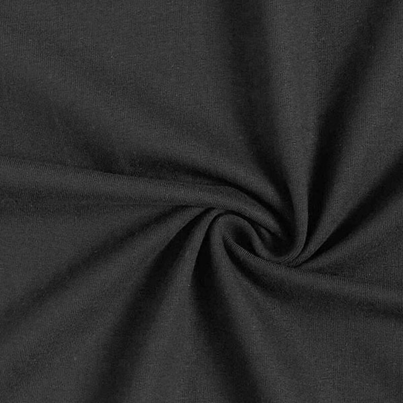 GOTS Softsweat | Tula – black | Remnant 70cm,  image number 1