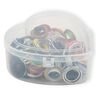 Eyelets with discs, in heart box [14 mm] | Prym – red,  thumbnail number 1